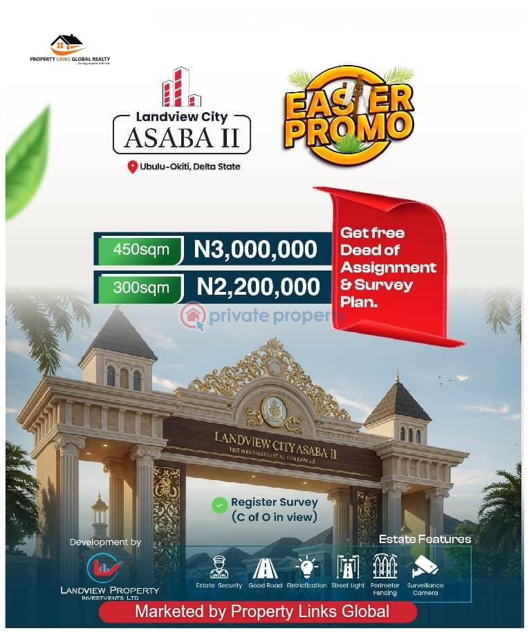 Residential Land For Sale Ubulu Okiti Asaba Delta - 0