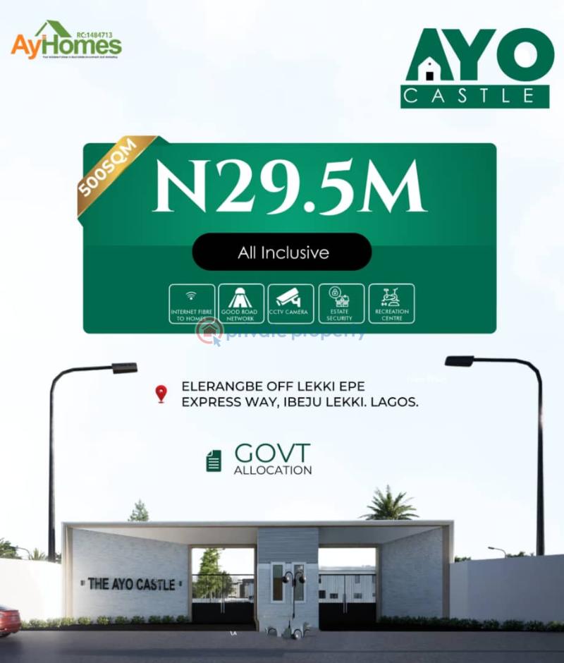 Residential Land For Sale Elerangbe, Off Lekki Epe Expressway Ibeju-Lekki Lagos - 0