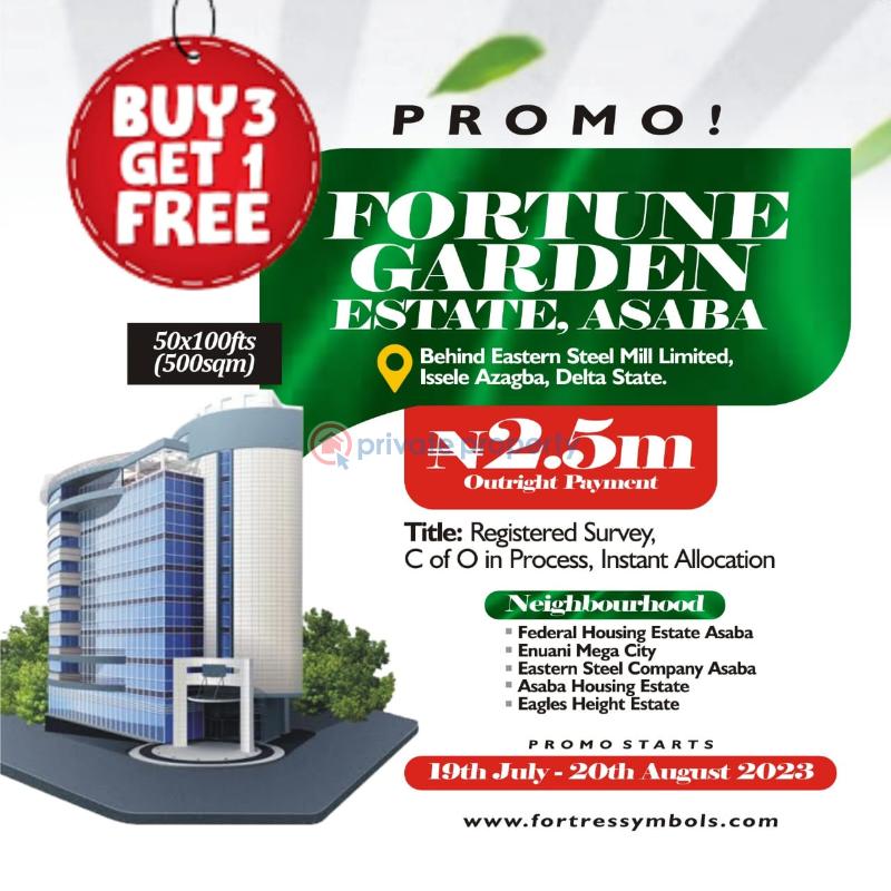 For sale Land Federal Housing Estate Asaba,enuani Mega City,asaba