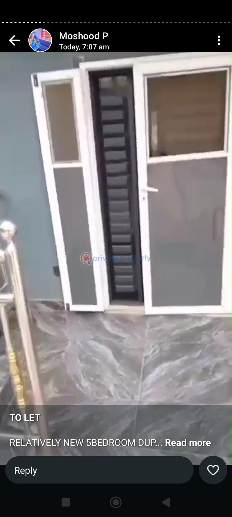 Relatively new 5 bedrooms duplex in fagba - 2 5 bedroom Block Of Flats For Rent Pipeline Fagba Ifako-Ijaiye Lagos - 2