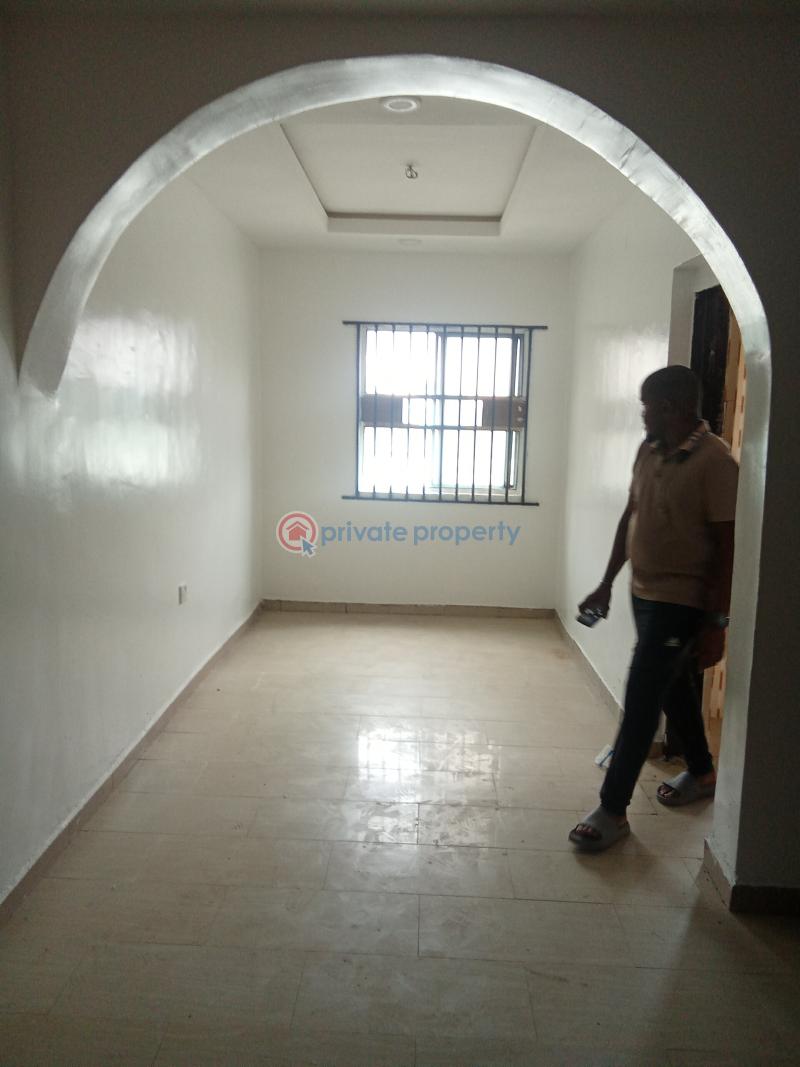 Renovated 2 bedroom apartment upstairs - 1 2 bedroom Block Of Flats For Rent Ago Palace Isolo Lagos - 1