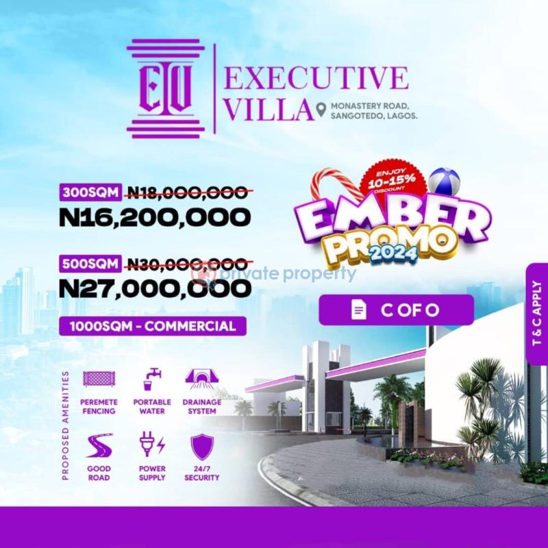 Land For Sale Sangotedo Ajah Lagos