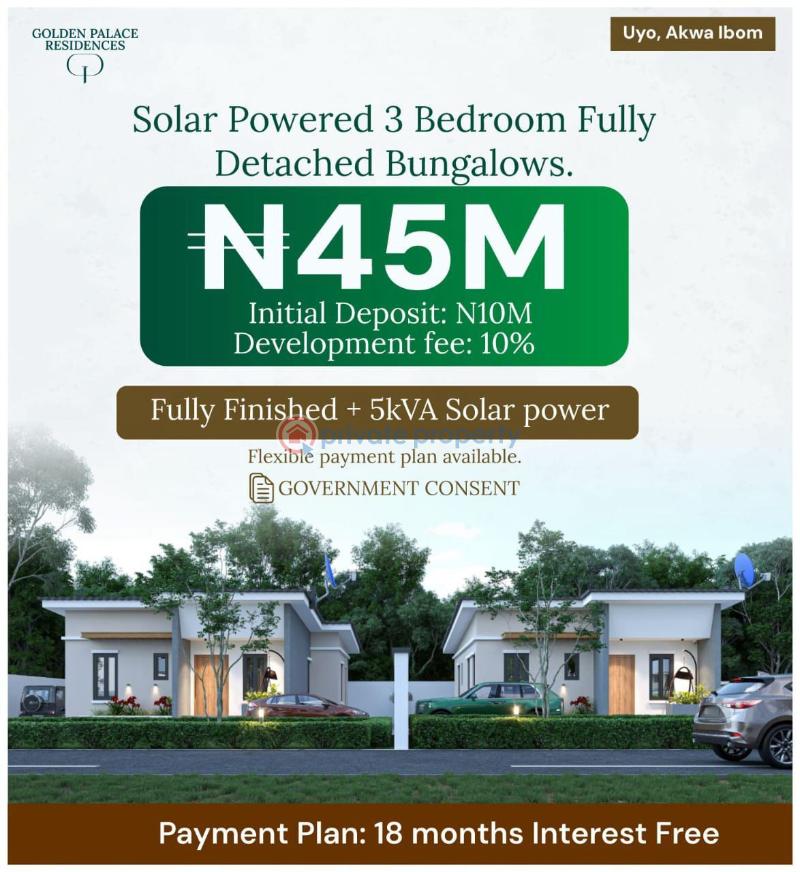 Residential Land For Sale Ibom Airport, Tropicana Mall, Government House, University Of Uyo, Dakada Towers. Eket Akwa Ibom - 1