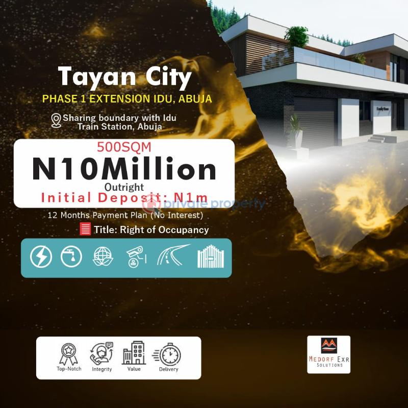 Residential Land For Sale Idu Industrial Abuja Phase 3  - 0