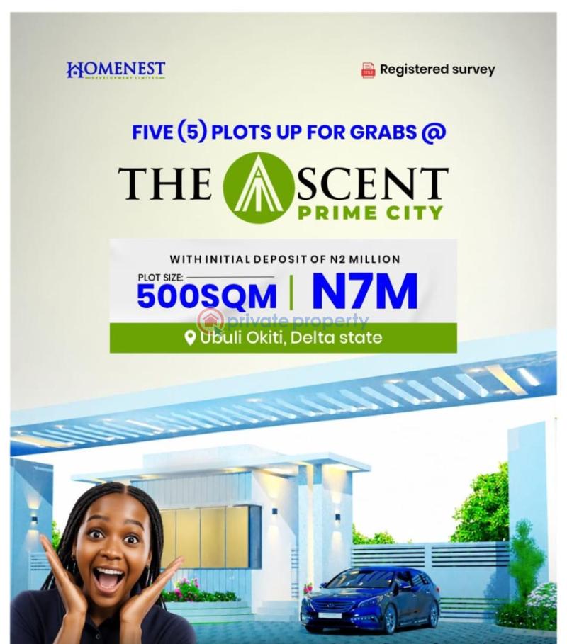 Mixed use Land For Sale The Ascent Prime City Located In Ubuli Okiti, Delta State Very Close To Asaba International Airport, ​summit Junction, ​delta State Housing Scheme, ​wichtech Roofing Factory, ​eastern Metal Company Asaba Delta