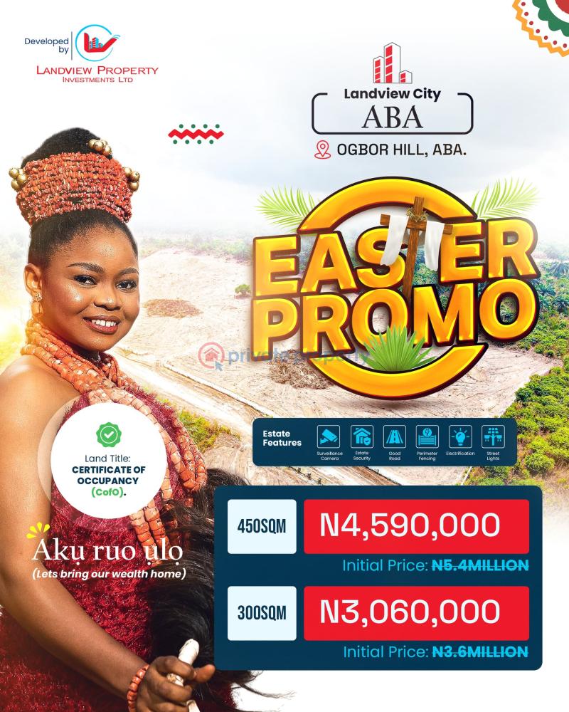 Residential Land For Sale Ogbor Hill, Aba Aba South Abia - 1