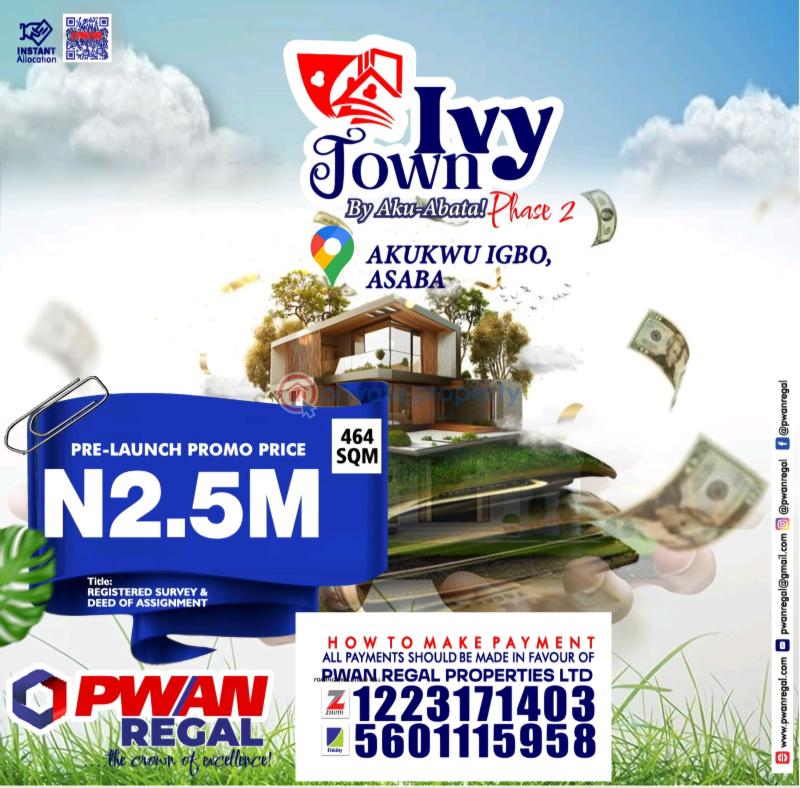 Residential Land For Sale Akuku Igbo, Asaba Aniocha South Delta - 0