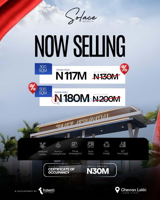 Residential Land For Sale Solace Residential Estate Chevron Drive Lekki Lagos Chevron Drive Lekki Lagos - 1