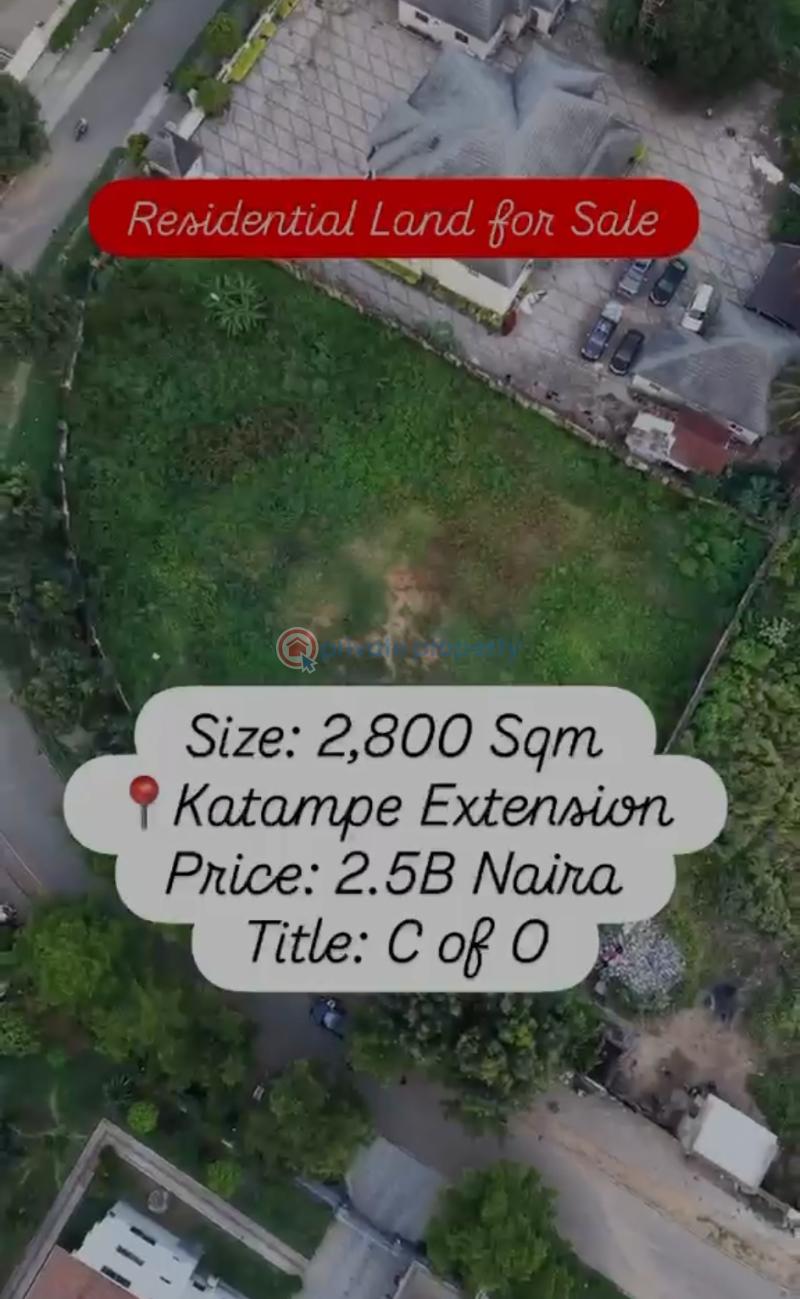 Residential Land For Sale Katampe Ext. / Abuja Katampe Ext. Abuja Phase 2 