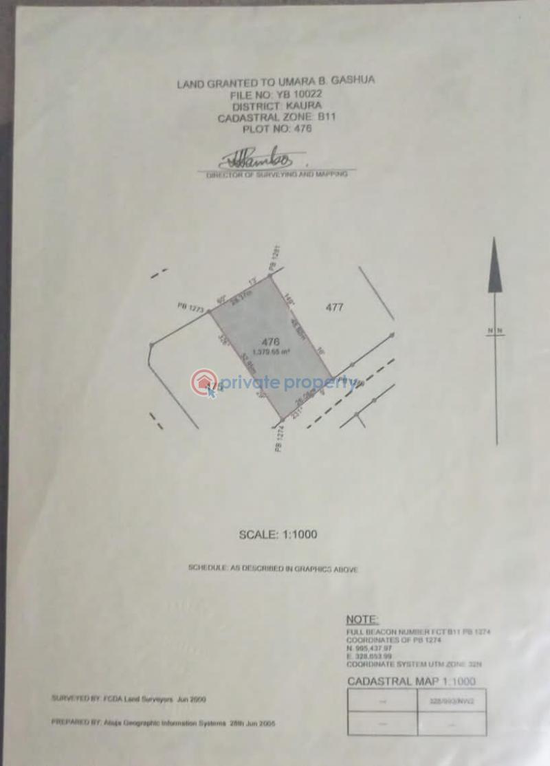 Residential Land For Sale Kaura Abuja Phase 2 
