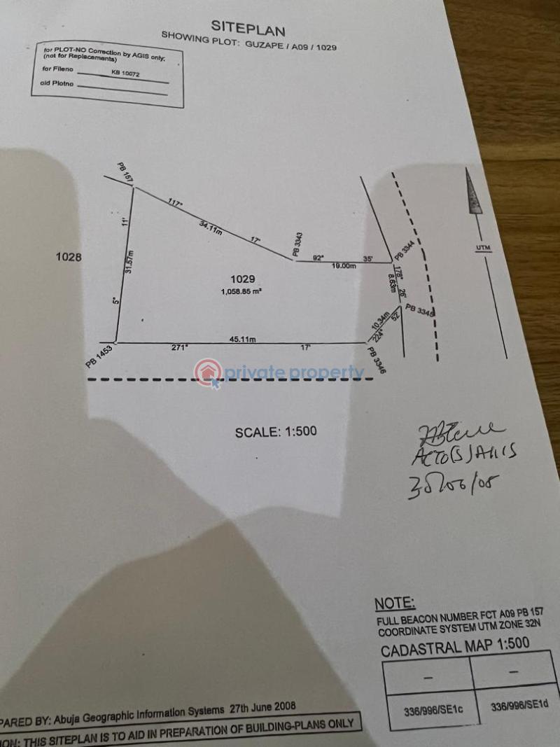 Residential Land For Sale Guzapa Main, Guzape Abuja Phase 1 