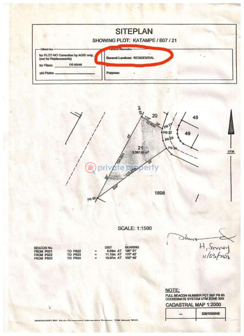 Residential Land For Sale Katampe Ext. Abuja Phase 2  - 5