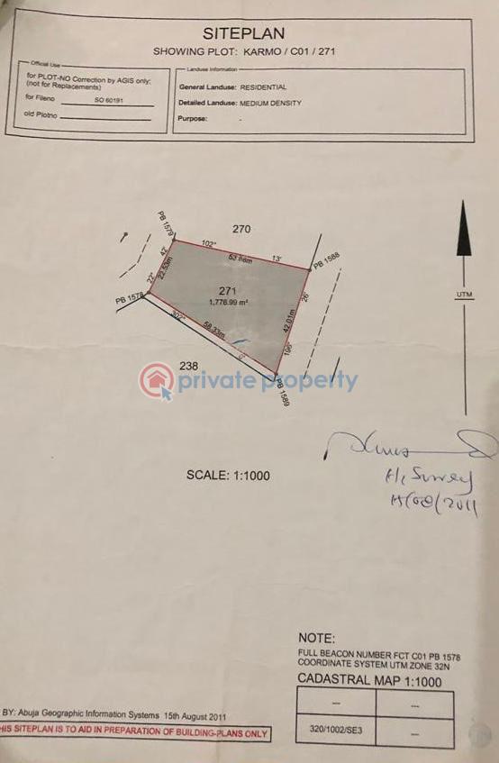 Residential Land For Sale Karmo Abuja Phase 3 