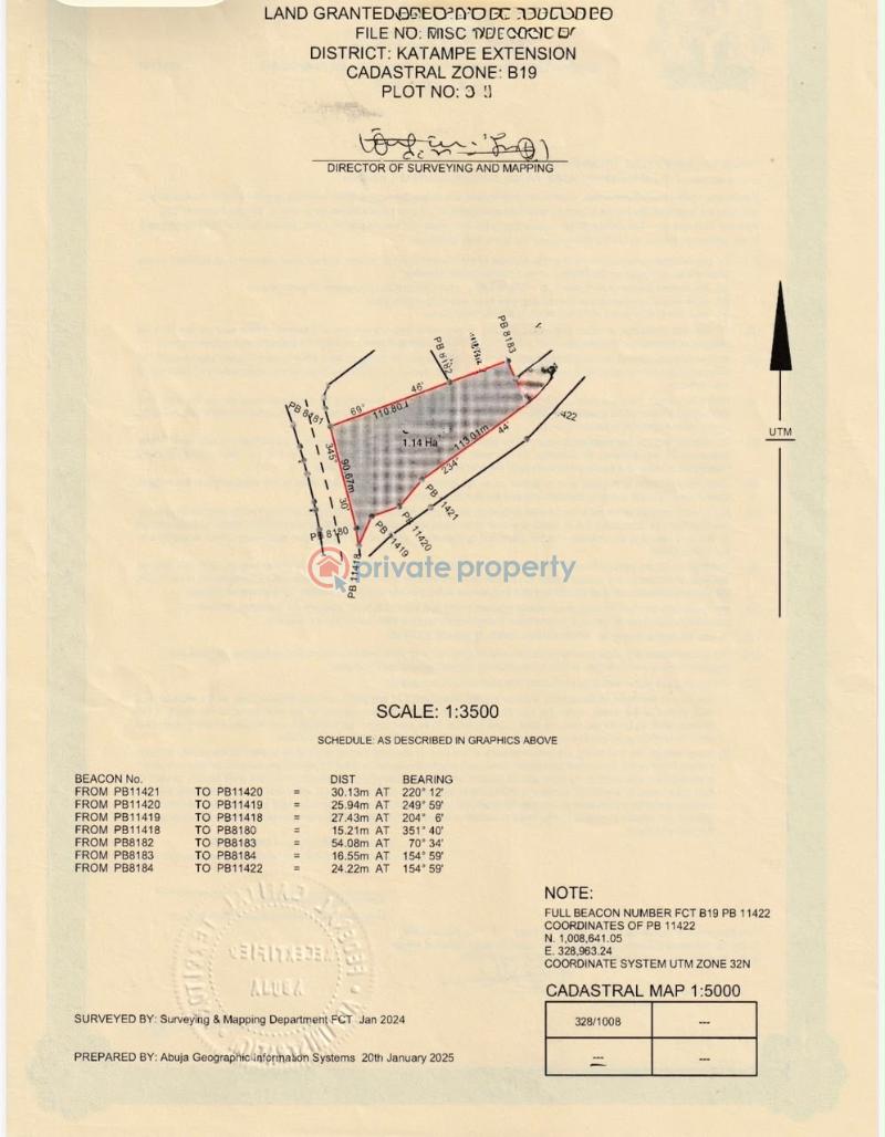 Residential Land For Sale Katampe Extension Katampe Ext. Abuja Phase 2 