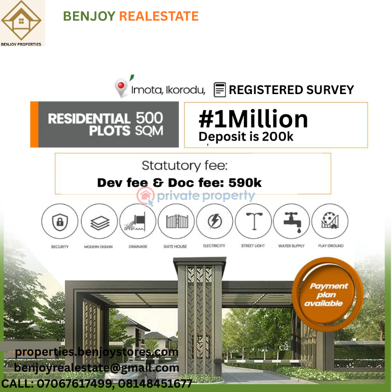 Residential Land For Sale Imota Ikorodu Lagos