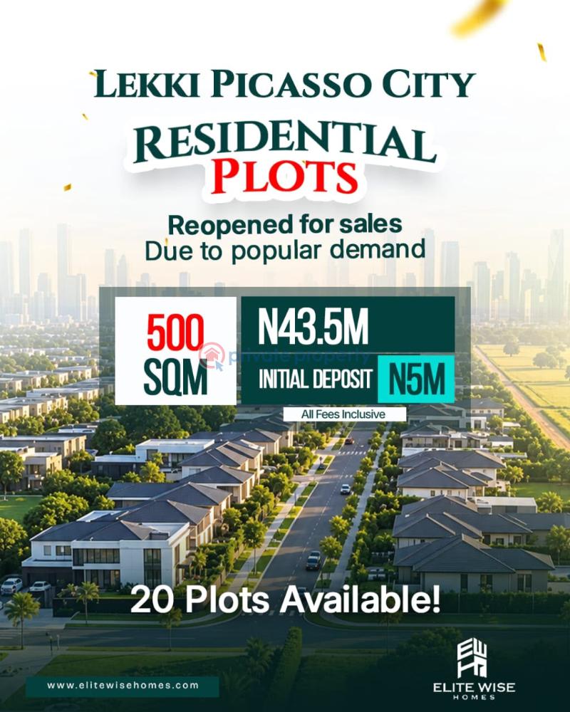 Residential Land For Sale Lekki Picasso City Labour City Scheme Coastal Road Ibeju Lekki Ibeju-Lekki Lagos