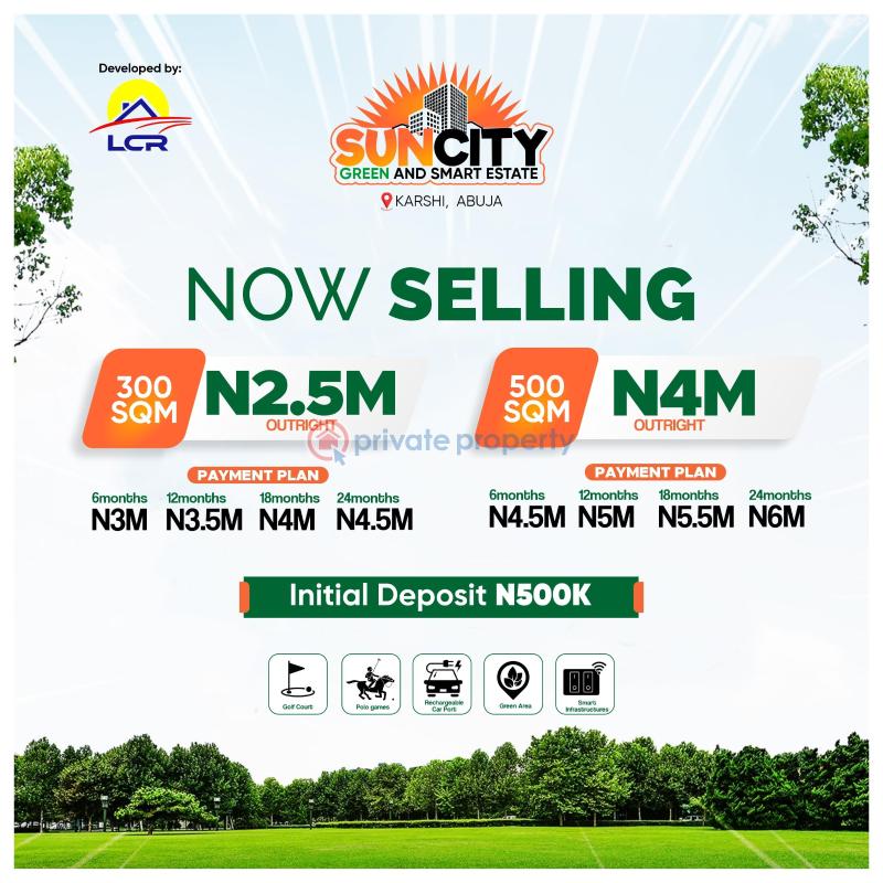 Residential plots of land for sale in abuja - 7 Residential Land For Sale Sun City Green And Smart Estate Karshi Abuja Abuja Phase 2  - 7