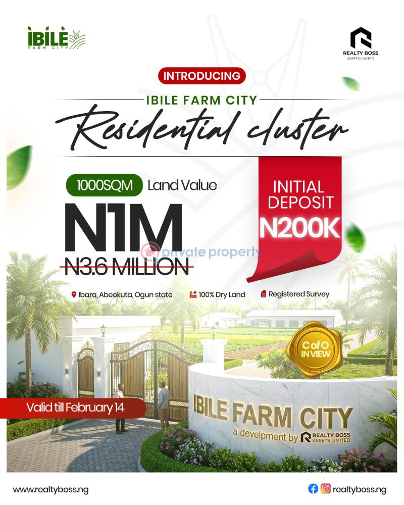 Residential Land For Sale Ibile Farm City Ibara Abeokuta Ogun State Lagos Abeokuta Ogun - 2