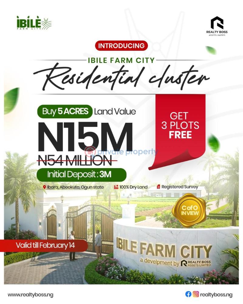 Residential Land For Sale Ibile Farm City Ibara Abeokuta Ogun State Lagos Abeokuta Ogun - 4