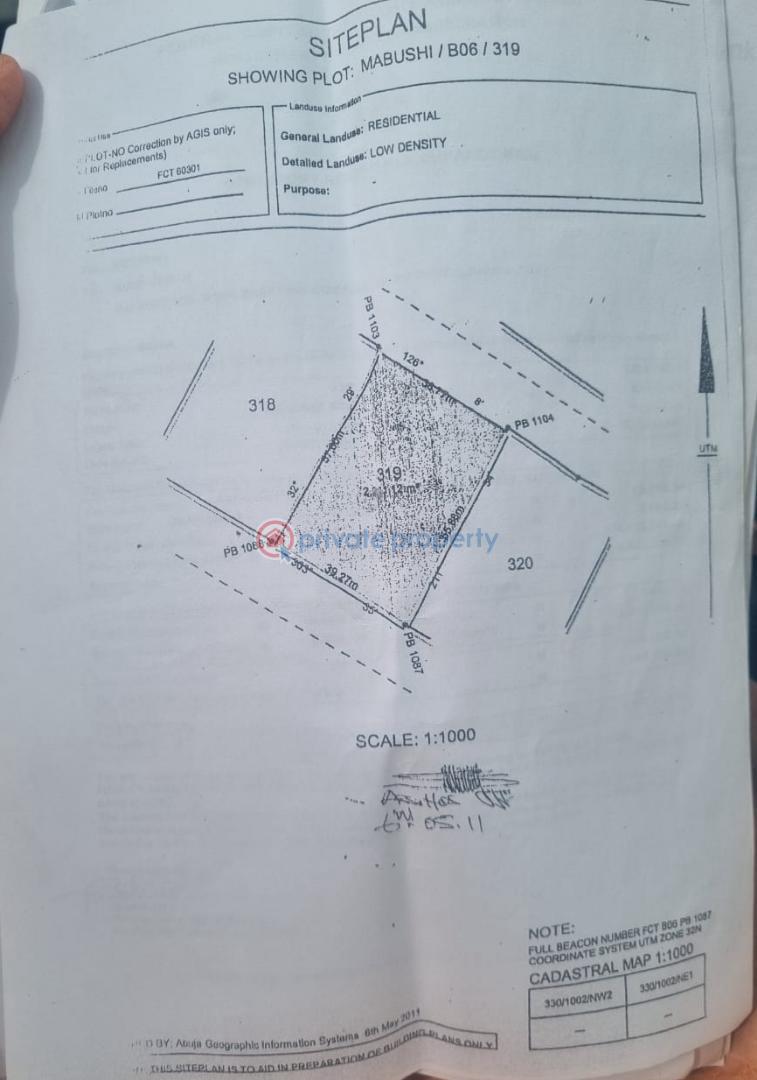 Residential Land For Sale Ahmadu Bello Way Central Area Abuja Phase 1  - 1