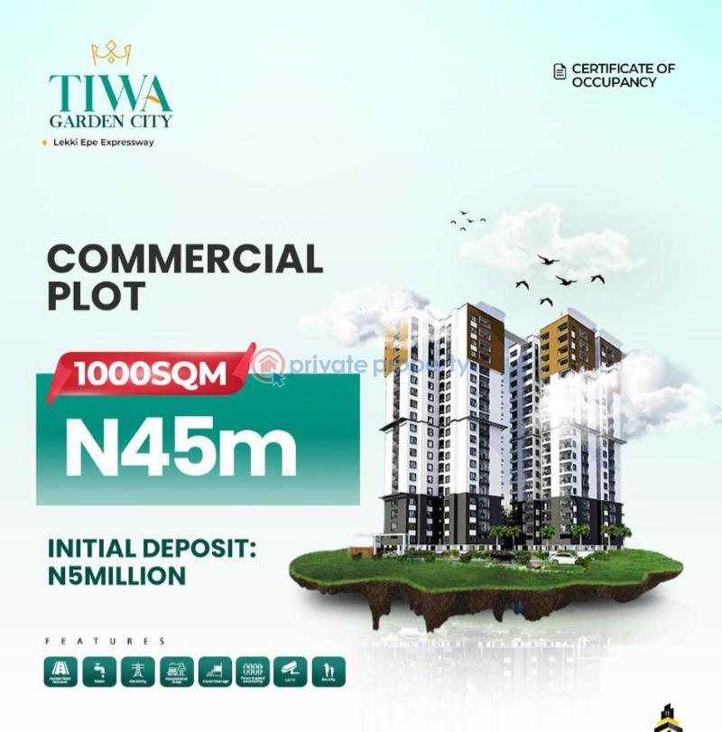 Land For Sale Tiwa Garden City Estate Lekki Epe Expressway Lagos Ibeju-Lekki Lagos - 1