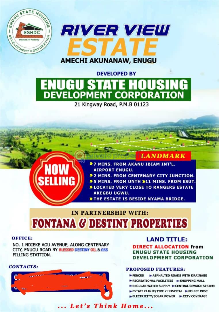Land For Sale Amech Awkunanaw Enugu Enugu Area 