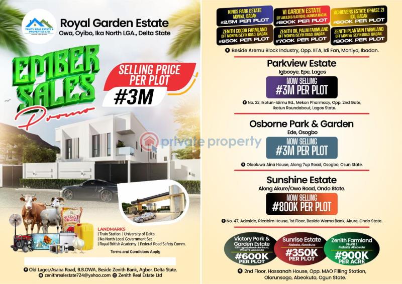 Mixed use Land For Sale Owa Oyibu Ika North-East Delta - 0