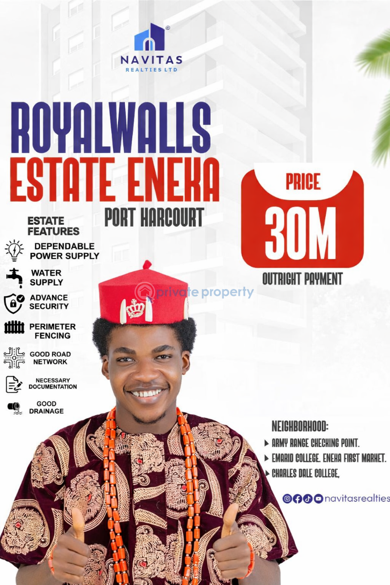 Land For Sale Behind Emerid College, Eneka Port Harcourt Rivers - 10
