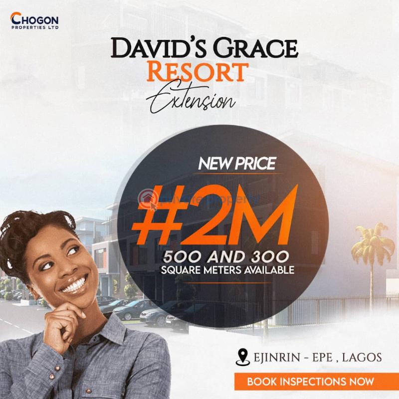 Land For Sale David's Grace Resorts Estate Sharing Fence With Grace Polytechnic Omu Epe Epe Lagos - 3