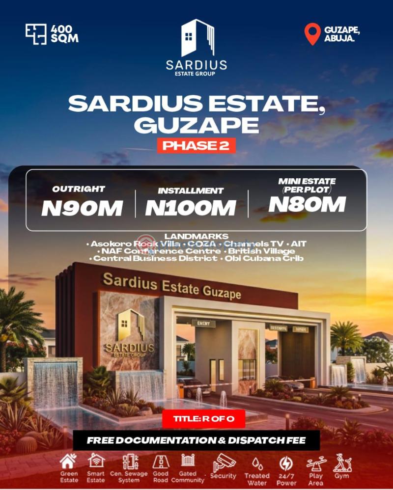 Land For Sale Guzape Abuja Phase 1 