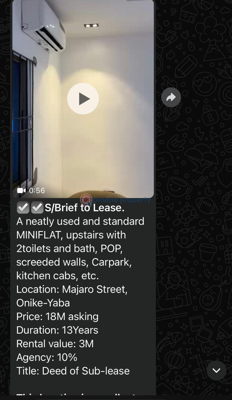 1 bedroom Mini Flat Short let Onike Yaba Lagos - 1