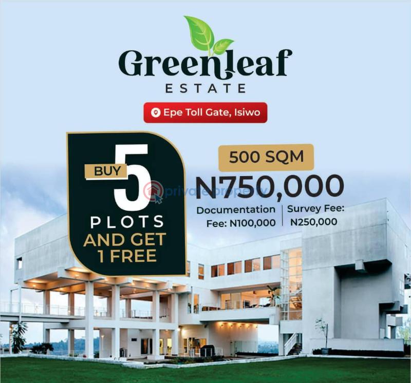 Secured and verified estate land - 3 Mixed use Land For Sale Greenleaf Estate Along Igbodu Road Isiwo Epe Ijebu Ode Ogun - 3