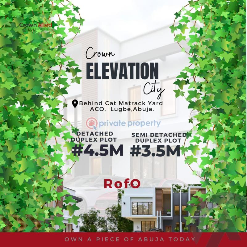 For sale Land Crownelevationcity Cat Matrack Yard Aco Abuja Lugbe Abuja Phase 4 (PID 0PAKKD