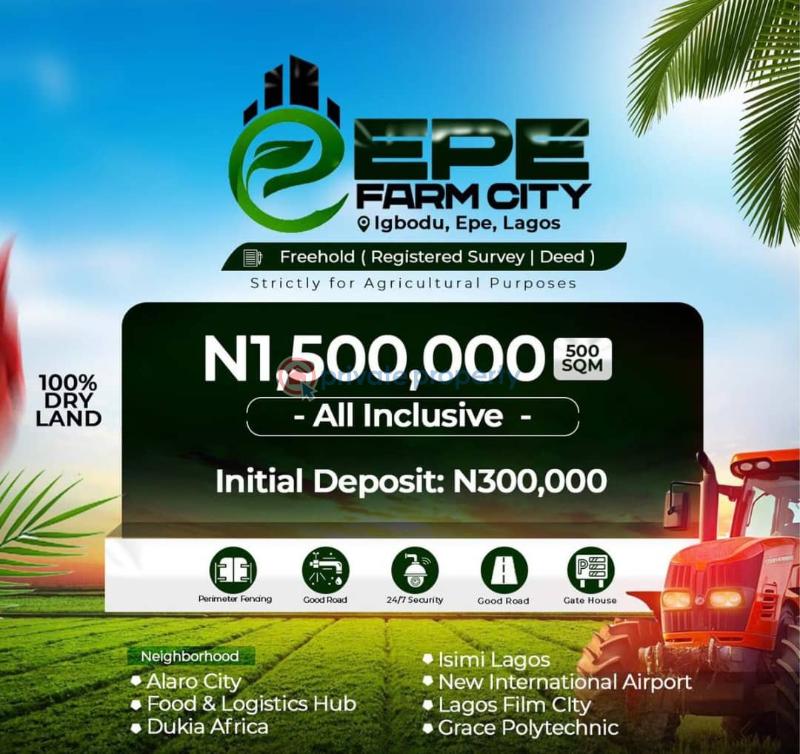Land For Sale Epe Farm City Igbodu In Prime Location Epe Lagos
