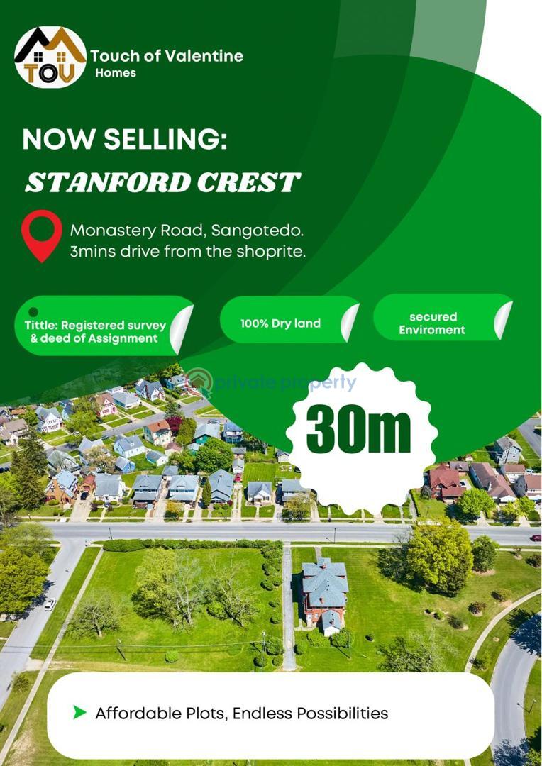 Residential Land For Sale 2: Minutes Drive From Lagos Business School ▫️lbs Sangotedo Ajah Lagos