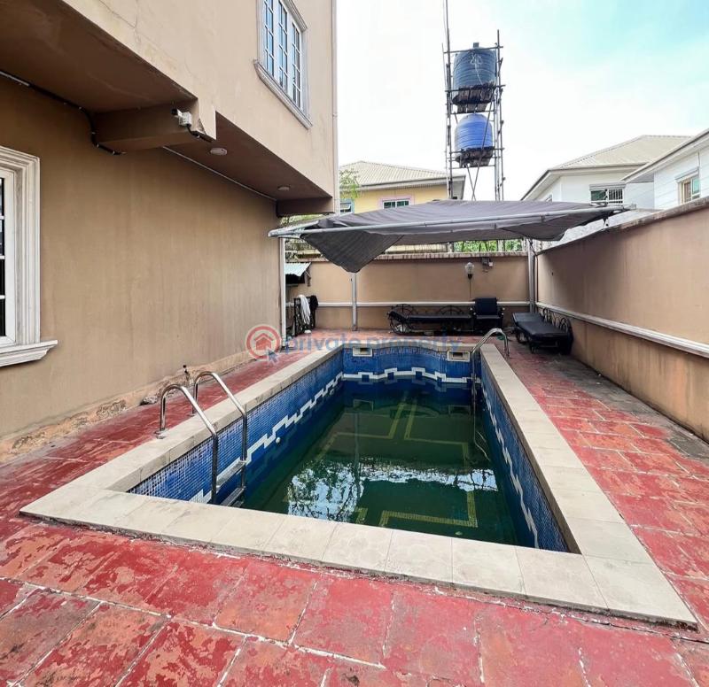 Self-serviced 6 bedroom detached duplex with bq - 1 6 bedroom Detached Duplex For Rent Lekki Phase 1 Lagos - 1