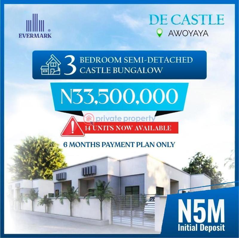 3 bedroom Bungalow For Sale *neighborhood:* Adiva Plainfield Lakowe Golf Mayfair Gardens Corona School Greenspring Schools Lufasi Nature Park Omu Resort Fara Park Novare Mall Shoprite Ajah Lagos - 1