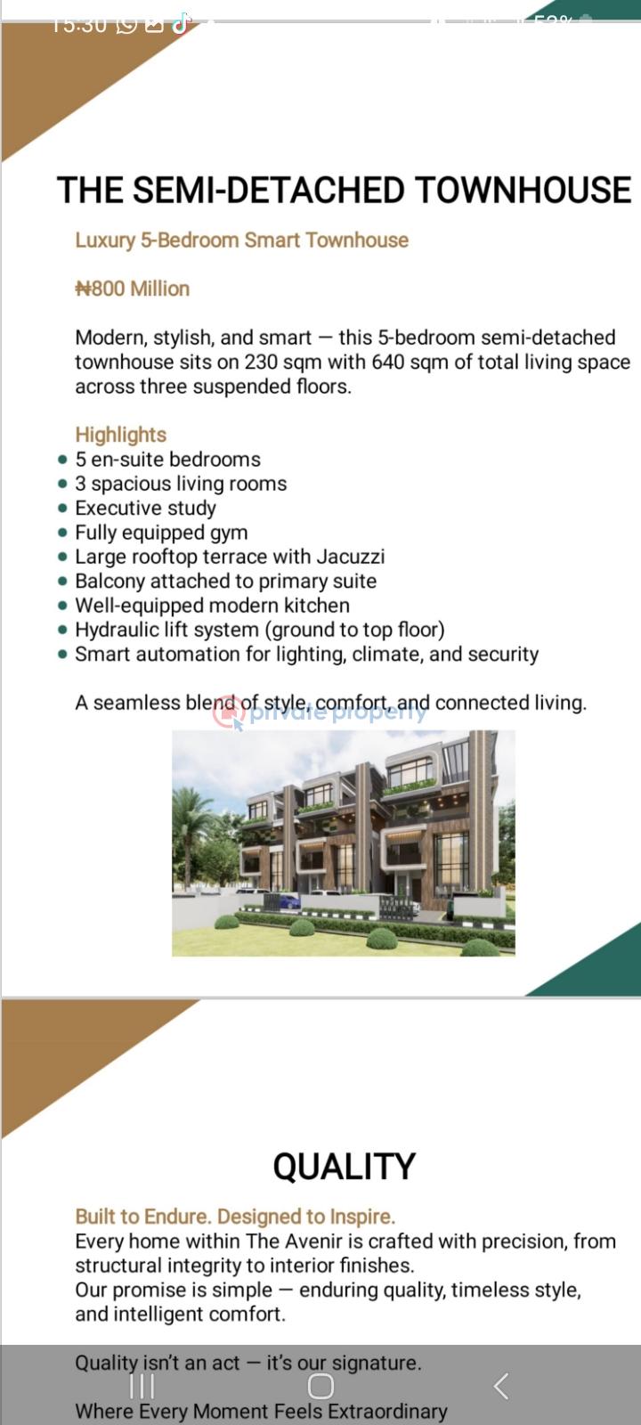 5 bedroom Semi detached Duplex For Sale Ikeja GRA Lagos