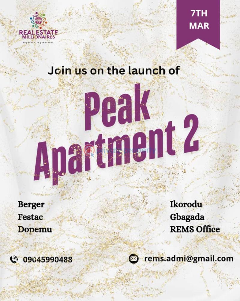 2 bedroom Block Of Flats For Sale Awoyaya Peak Apartment Phase 2 Oribanwa Ibeju-Lekki Lagos - 1