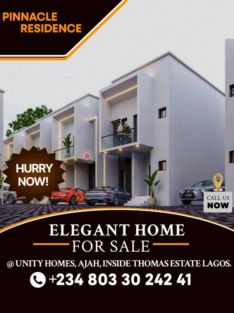 4 bedroom Terraced Duplex For Sale Unity Homes Thomas Estate Ajah Lagos - 1