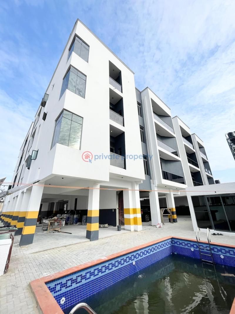 Serviced 2 bedroom apartment in chevron toll gate - 1 2 bedroom Block Of Flats For Rent Chevron Toll Gate Lekki Phase 1 Lagos - 1