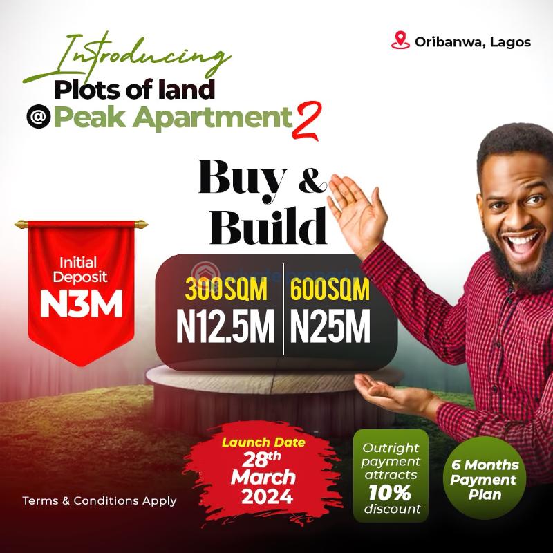 Residential Land For Sale Oribanwa Awoyaya , Peak Apartment 2 Oribanwa Ibeju-Lekki Lagos