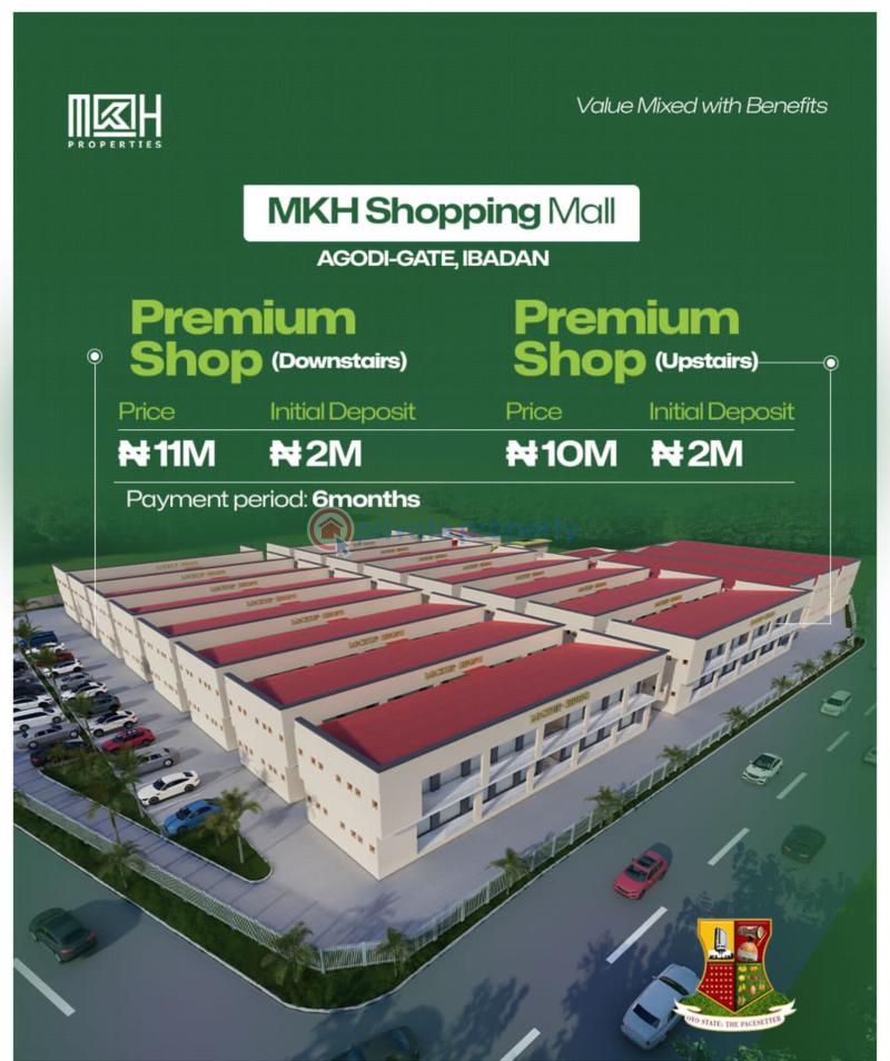 Shop For Sale Mkh Shopping Mall Agodi Gate Ibadan Agodi Ibadan Oyo - 1