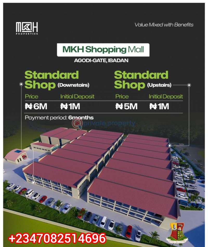 Shop For Sale Mkh Shopping Mall Agodi Gate Ibadan Agodi Ibadan Oyo - 1