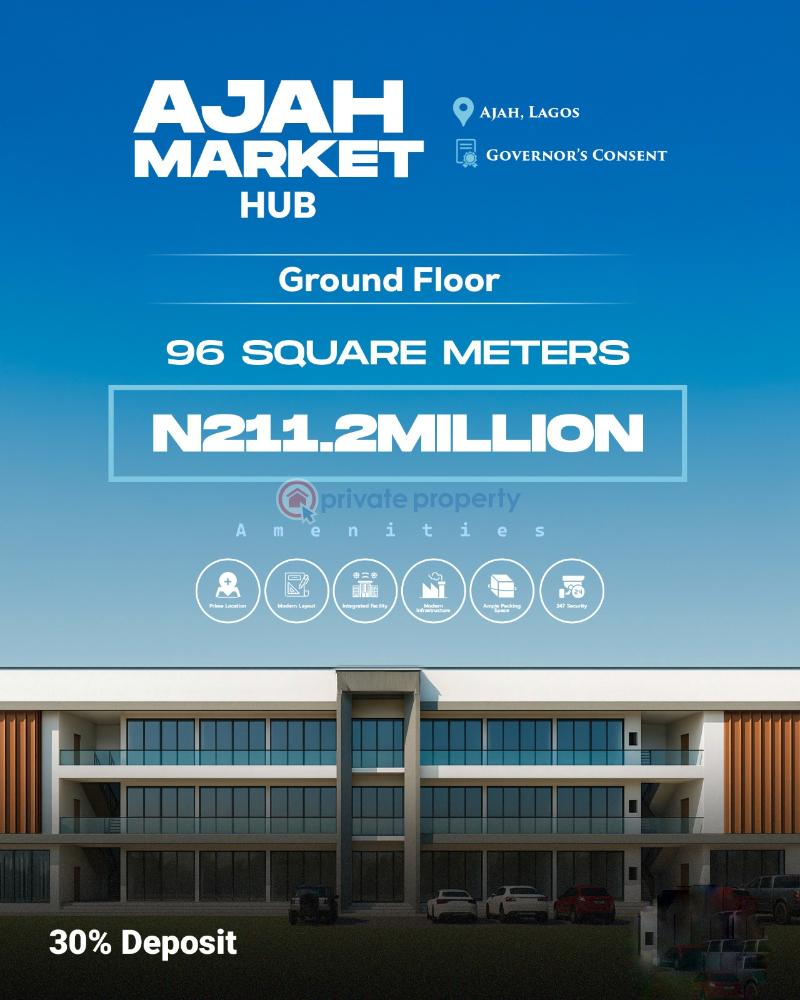 Shop For Sale Ajah Market Hub, Ajah Lagos - 1