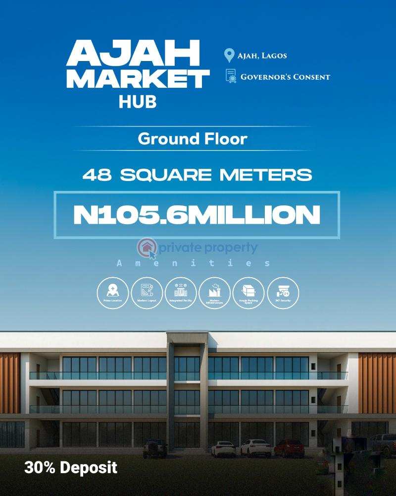 Shop For Sale Ajah Market Hub, Ajah Lagos - 2