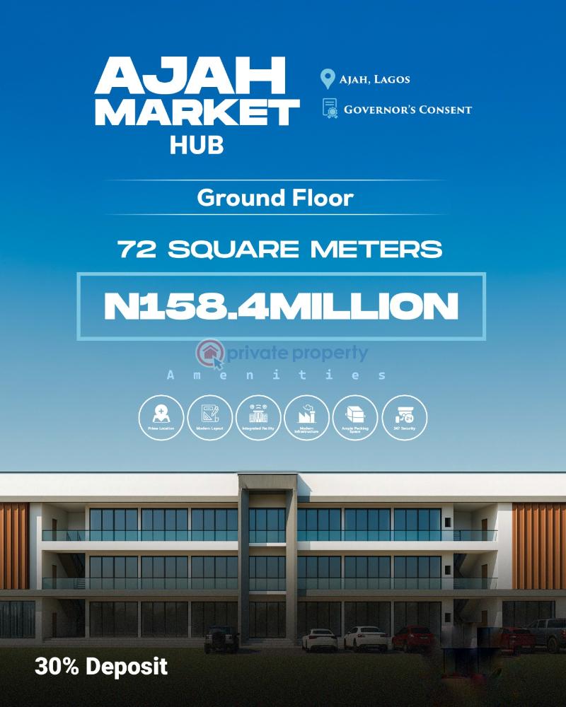 Shop For Sale Ajah Market Hub, Ajah Lagos - 3