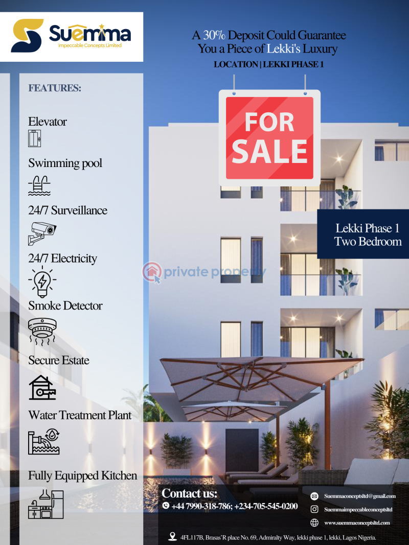 2 bedroom Block Of Flats For Sale Lekki Phase 1 Lagos - 0