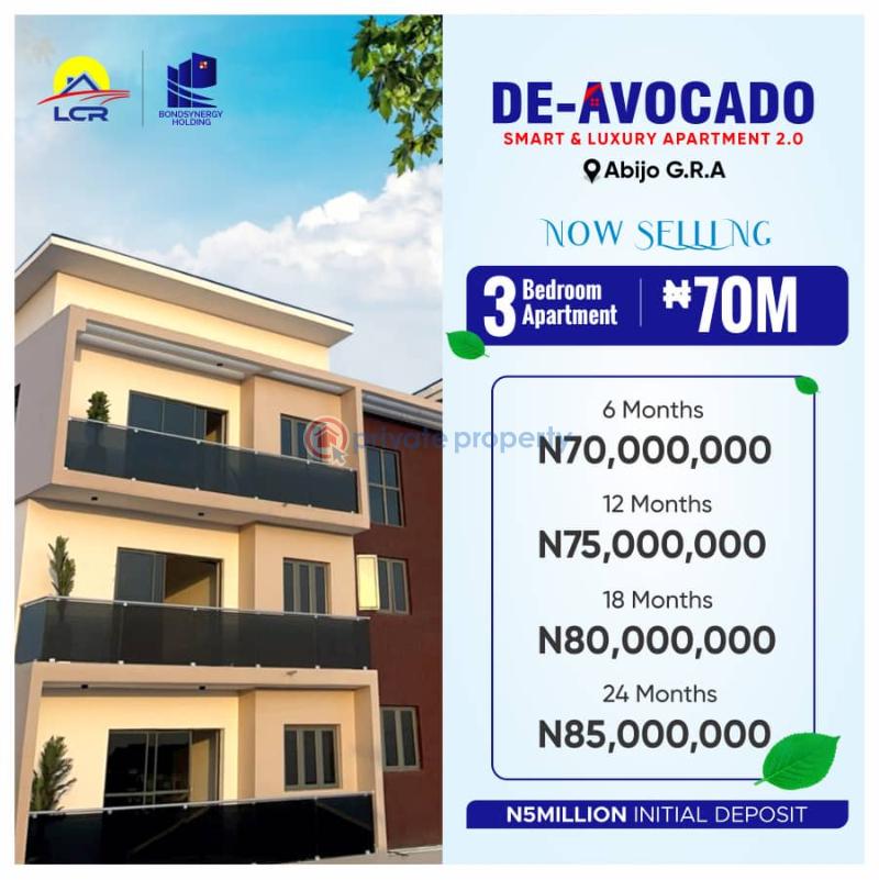 Smart 3 bedroom apartments in abijo g.r.a - 16 3 bedroom Block Of Flats For Sale De Avocado Smart And Luxury Home Abijo Ajah Lagos - 16