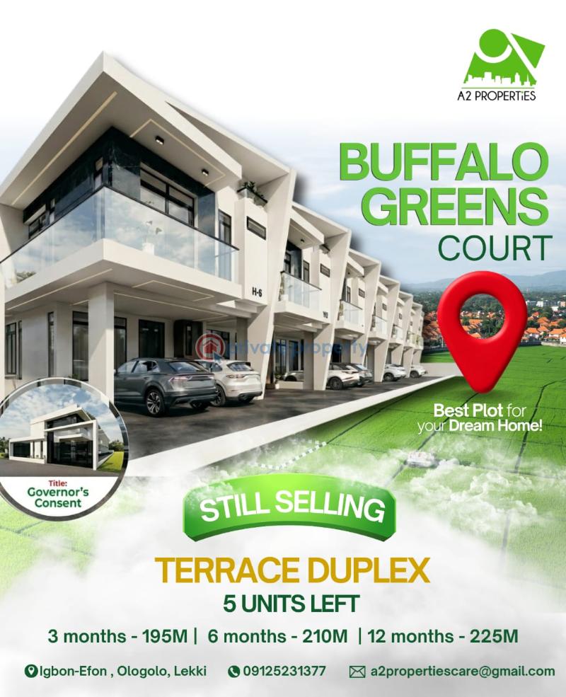4 bedroom Terraced Duplex For Sale Igbo Efan / Ologolo Igbo Efon Lekki Lagos - 0